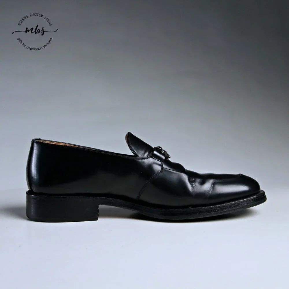 To‎ Boot New York Leather Dress Shoes Black Men 7.5